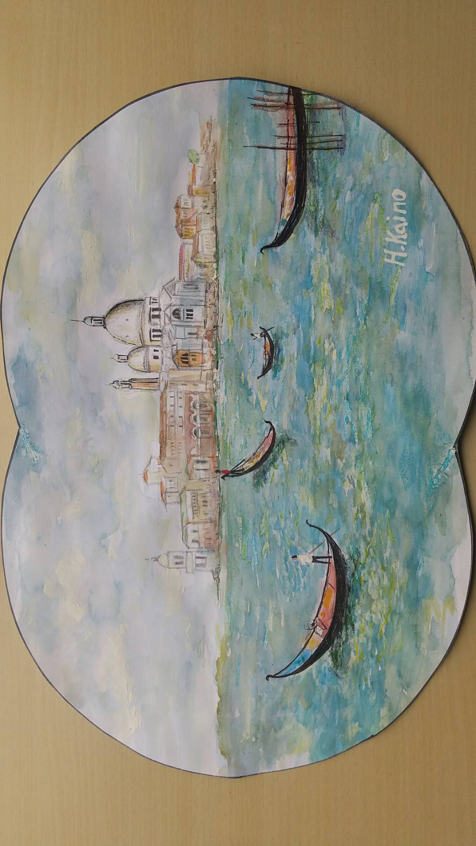 双眼鏡  覗いてみれば  地中海